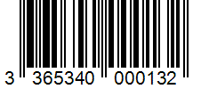 Barcode 3365340000132