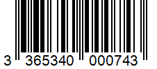 Barcode 3365340000743