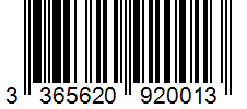 Barcode 3365620920013