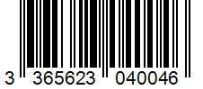 Barcode 3365623040046