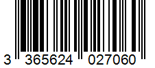 Barcode 3365624027060