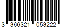 Barcode 3366321053222