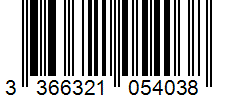 Barcode 3366321054038