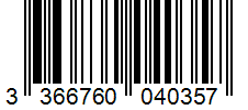 Barcode 3366760040357
