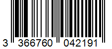 Barcode 3366760042191