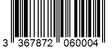 Barcode 3367872060004