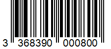 Barcode 3368390000800