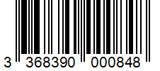 Barcode 3368390000848