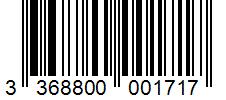 Barcode 3368800001717