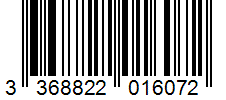 Barcode 3368822016072
