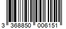Barcode 3368850006151