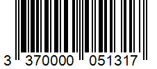Barcode 3370000051317