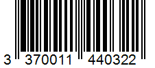 Barcode 3370011440322