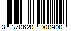 Barcode 3370620000900