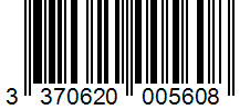 Barcode 3370620005608