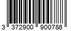 Barcode 3372900900788