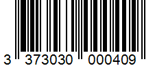 Barcode 3373030000409
