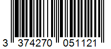 Barcode 3374270051121