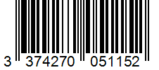 Barcode 3374270051152