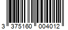 Barcode 3375160004012