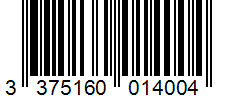 Barcode 3375160014004