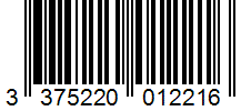 Barcode 3375220012216
