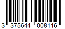 Barcode 3375644008116