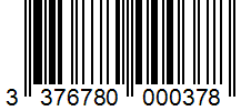 Barcode 3376780000378