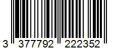 Barcode 3377792222352