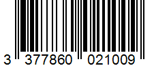 Barcode 3377860021009