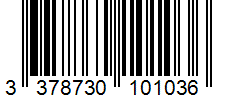 Barcode 3378730101036