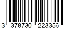 Barcode 3378730223356