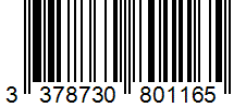 Barcode 3378730801165