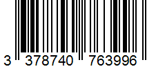 Barcode 3378740763996