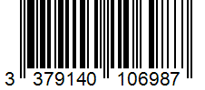 Barcode 3379140106987