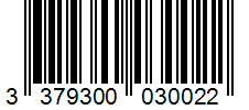 Barcode 3379300030022