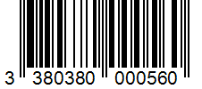 Barcode 3380380000560