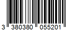 Barcode 3380380055201