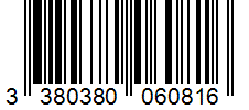 Barcode 3380380060816