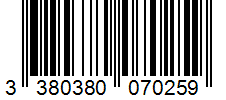 Barcode 3380380070259