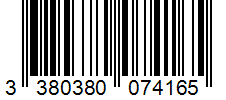 Barcode 3380380074165