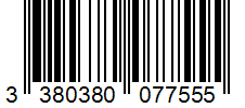 Barcode 3380380077555