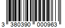 Barcode 3380390000963
