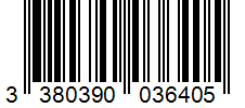 Barcode 3380390036405
