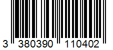 Barcode 3380390110402