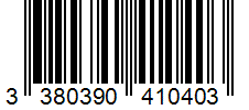 Barcode 3380390410403
