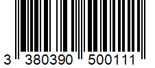 Barcode 3380390500111