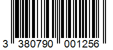 Barcode 3380790001256