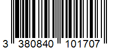 Barcode 3380840101707