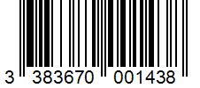 Barcode 3383670001438